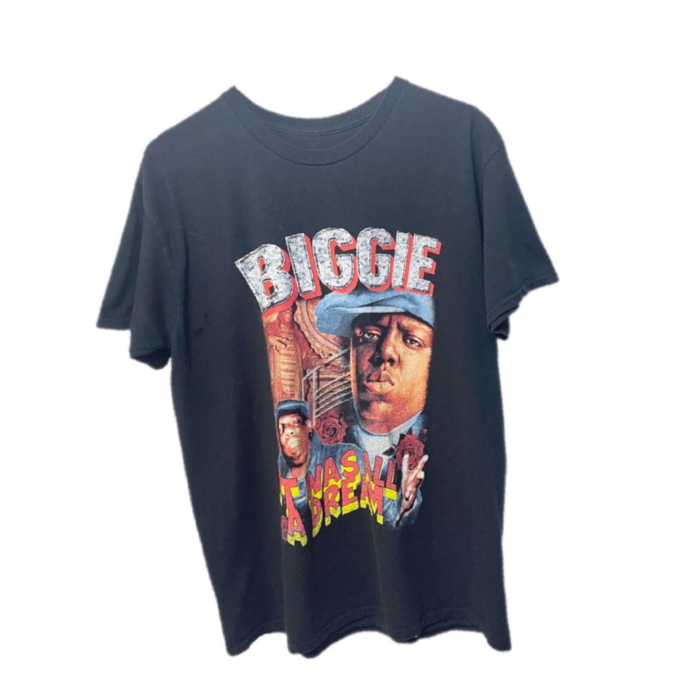 BIG Black t-shirt crew neck Large Short sleeves 100% cotton Made in Honduras B